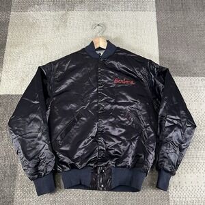 True Vintage For Colored Girls Broadway‎ Satin Bomber Jacket Women's S 70s